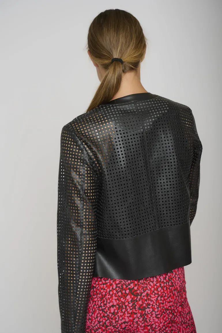 Rino and Pelle Manila Jacket Black
