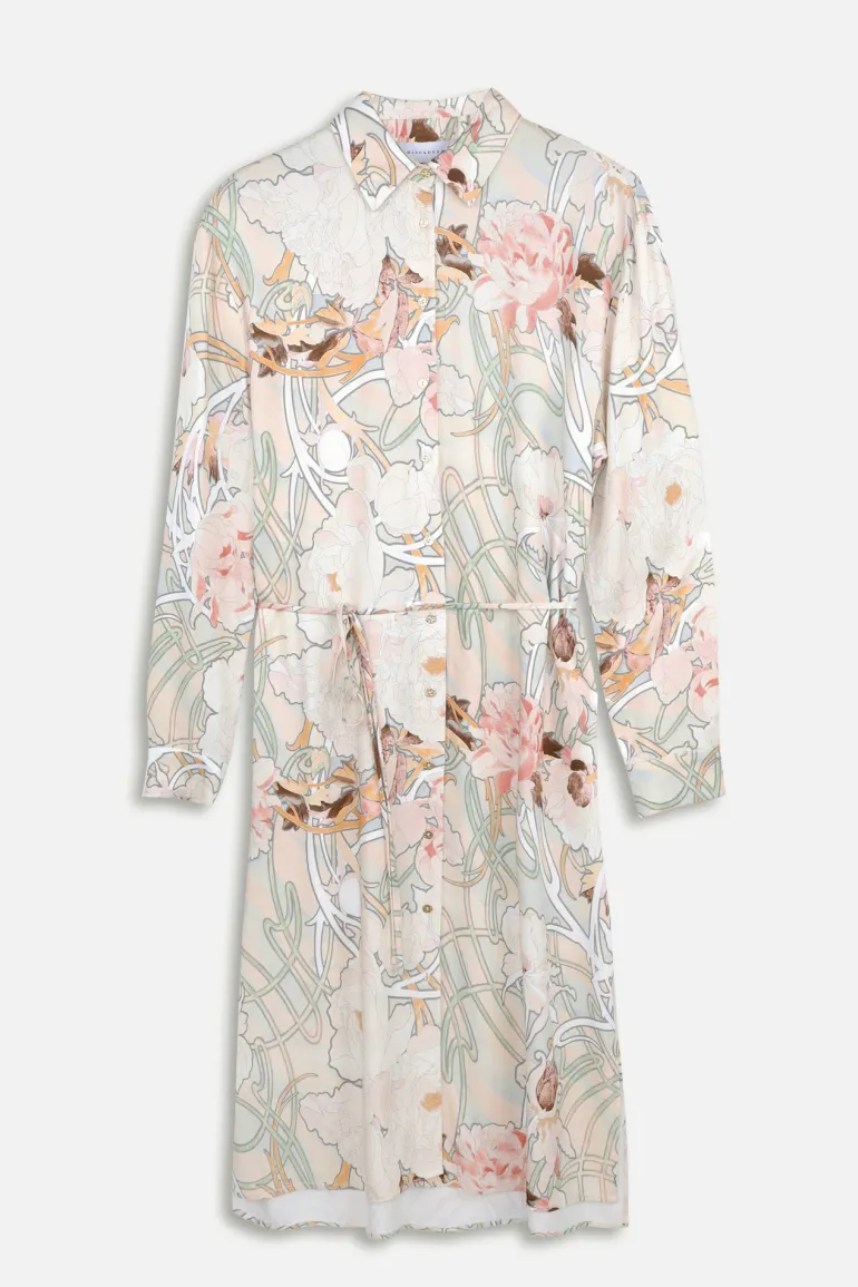 Rino and Pelle Nieva Shirt Dress Art Deco