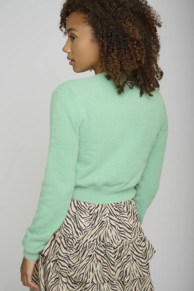 Rino and Pelle Nolena Cropped Cardigan Ming