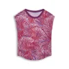 Sandwich Abstract Print T-Shirt Plum Caspia