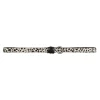SANDWICH ANIMAL PRINT SKINNY LEATHER BELT