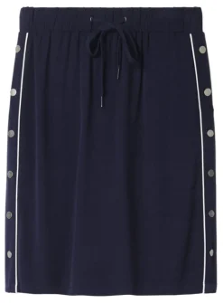 Sandwich Casual Jersey Skirt Navy