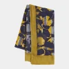 Sandwich Clothing Scarf Floral Navy & Yellow