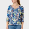 Sandwich Floral Tunic French Blue