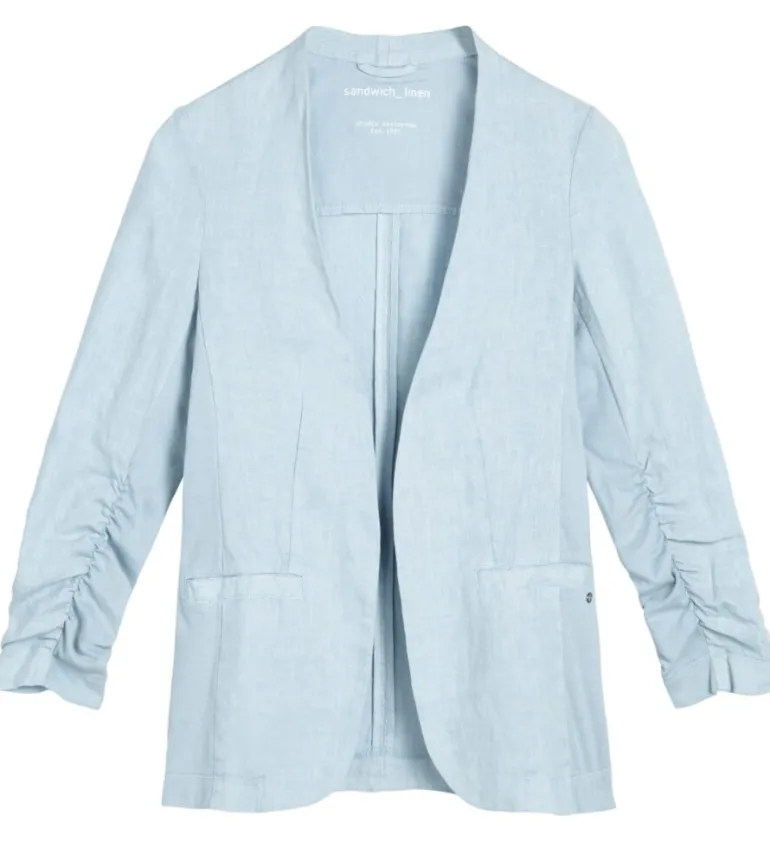 SANDWICH FORGET-ME-NOT LINEN JACKET