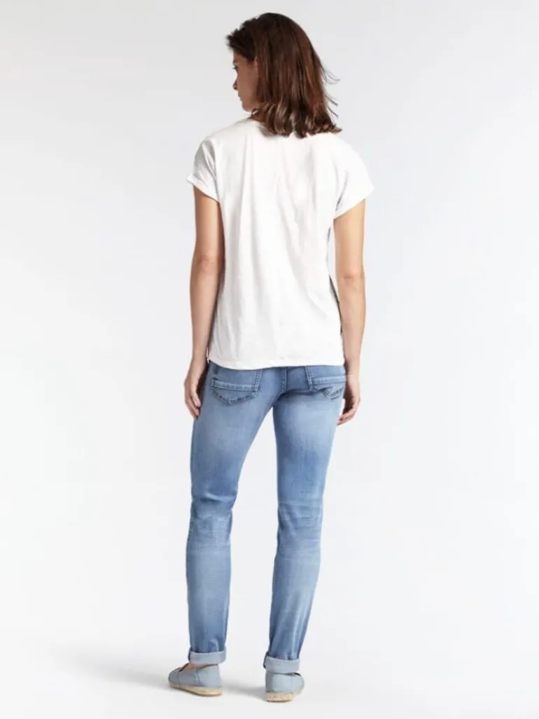 Sandwich Long Jeans Faded Denim