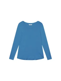 Sandwich Long Sleeve Top French Blue