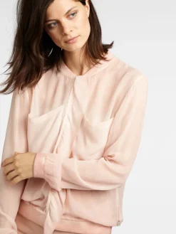 SANDWICH PALE PINK SHEER JACKET