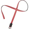 SANDWICH SKINNY LEATHER BELT COWHIDE FUCHSIA
