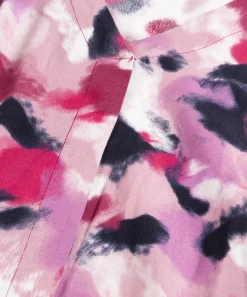 Sandwich Woven Blouse Foxglove