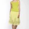 SIMCLAM LONG TULLE SKIRT KIWI