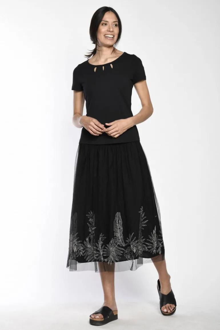 SIMCLAN SHIRT CUT-OUTS BLACK
