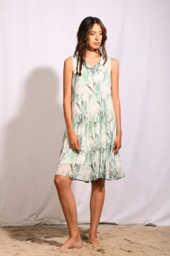 Simclan Sleeveless Dress Lagoon