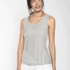 SIMCLAN STRIPES TOP LIGHT OLIVE
