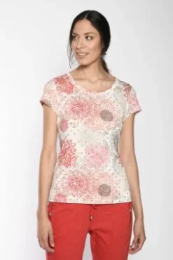 SIMCLAN TOP PRINT RED