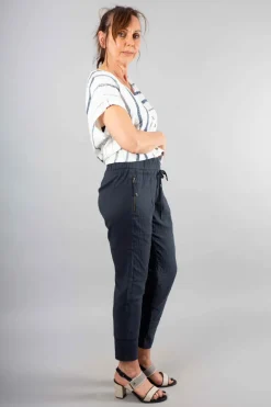 Simclan Trousers with Zip Truffle