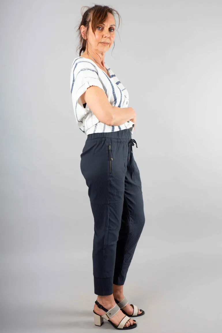 Simclan Trousers with Zip Truffle