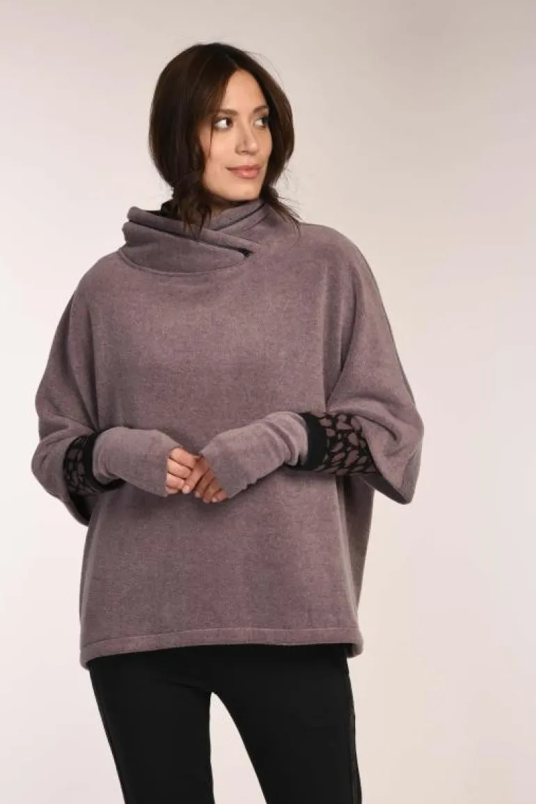 Simclan Wide Poncho Rosewood