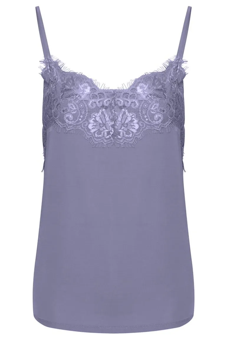 Soaked in Luxury Clara Singlet Blue Granite