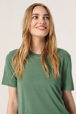 Soaked in Luxury Columbine Loose Fit Tee Dark Ivy