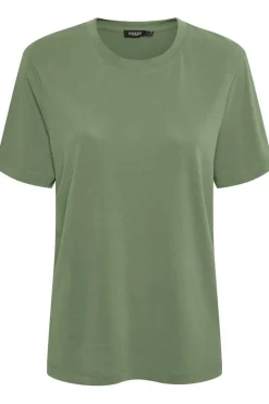 Soaked in Luxury Columbine Loose Fit Tee Dark Ivy