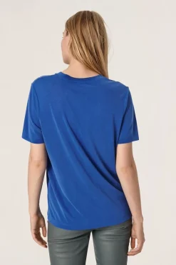 Soaked in Luxury Columbine Loose Fit Tee Soladite Blue