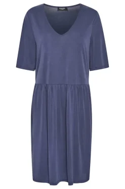 Soaked in Luxury Cordelia Dress Navy