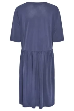 Soaked in Luxury Cordelia Dress Navy