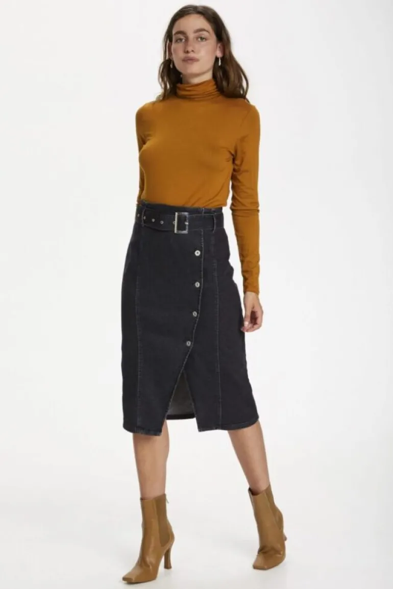 SOAKED IN LUXURY HANADI ROLLNECK LONG SLEEVE TOP - VARIOUS