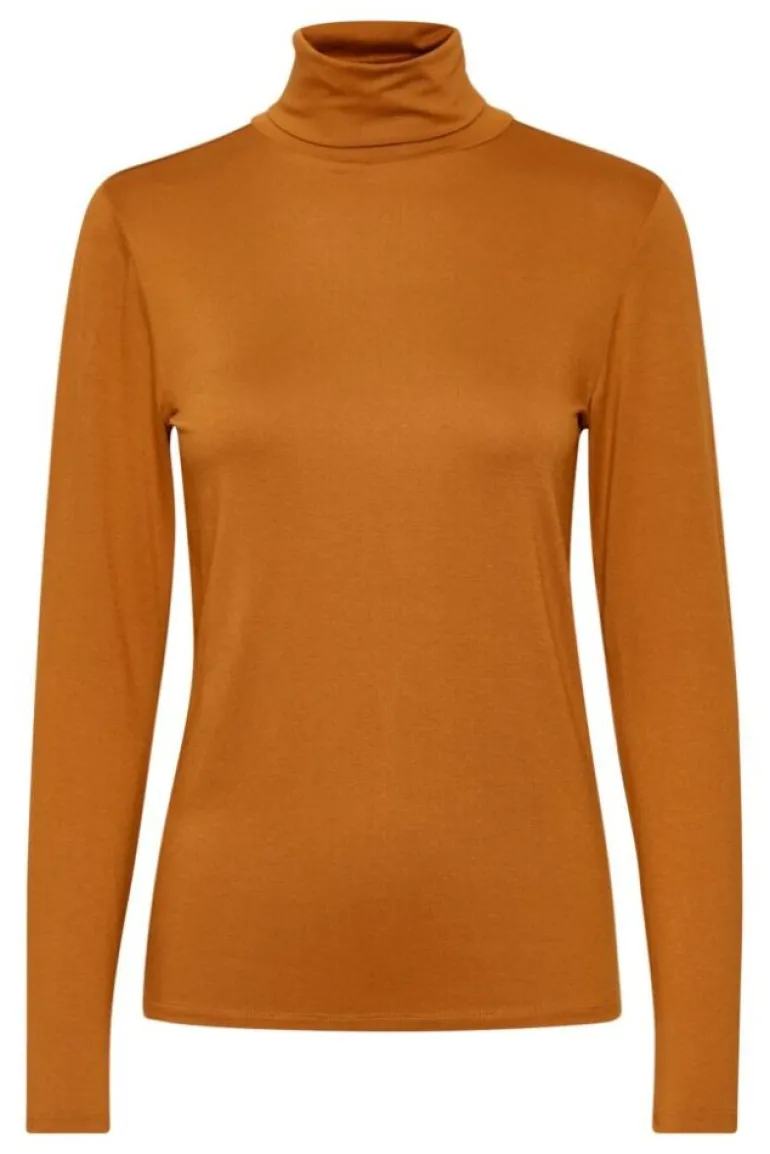 SOAKED IN LUXURY HANADI ROLLNECK LONG SLEEVE TOP - VARIOUS