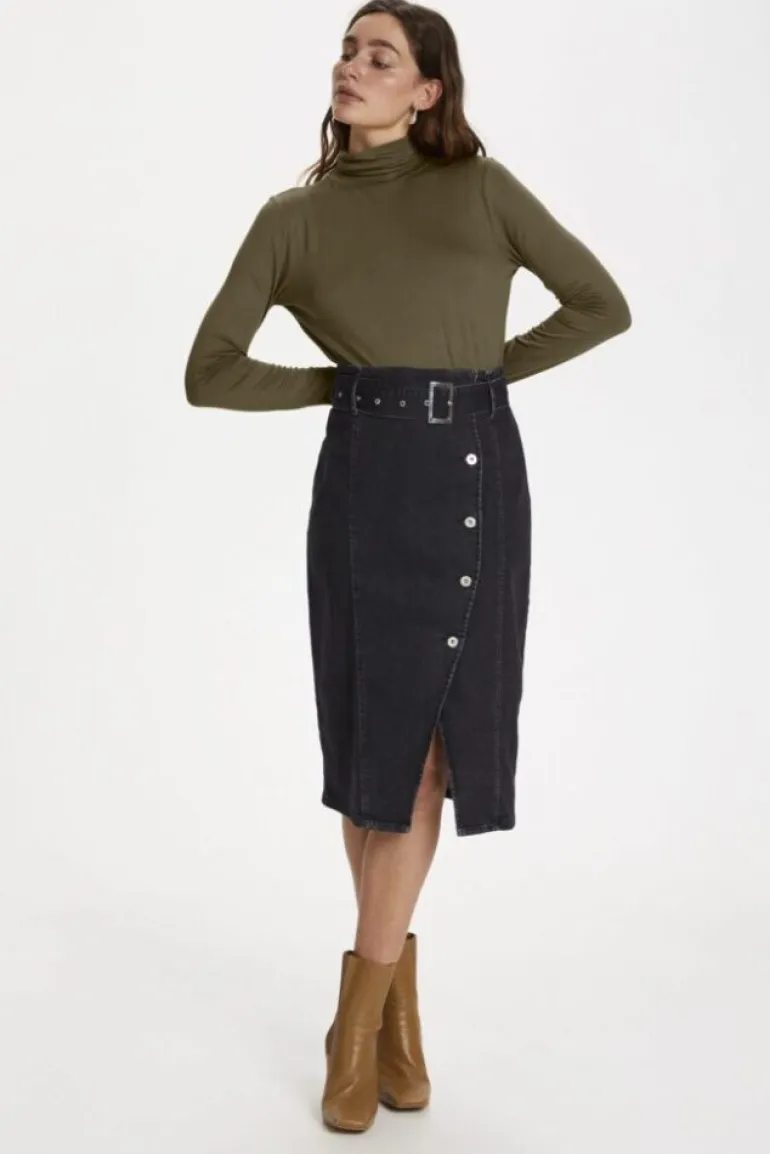 SOAKED IN LUXURY HANADI ROLLNECK LONG SLEEVE TOP - VARIOUS