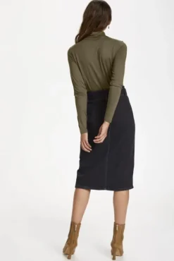 SOAKED IN LUXURY HANADI ROLLNECK LONG SLEEVE TOP - VARIOUS