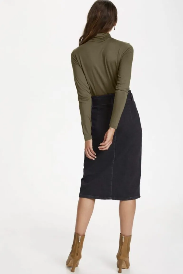 SOAKED IN LUXURY HANADI ROLLNECK LONG SLEEVE TOP - VARIOUS