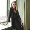 SOAKED IN LUXURY LALUNE SHIRLEY BLAZER BLACK