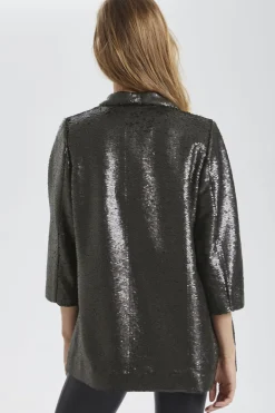SOAKED IN LUXURY LALUNE SHIRLEY BLAZER BLACK