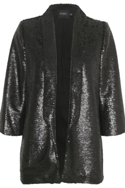 SOAKED IN LUXURY LALUNE SHIRLEY BLAZER BLACK
