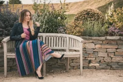 SOAKED IN LUXURY PIPPA SKIRT NIGHT SKY