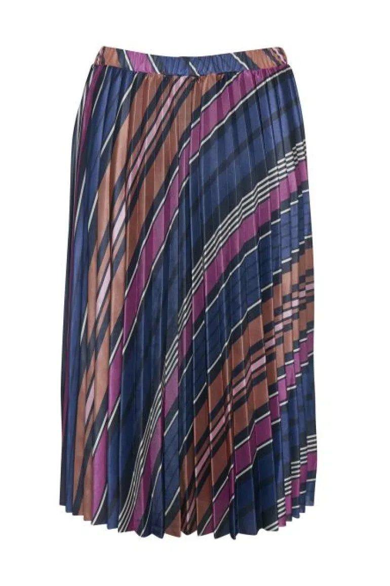SOAKED IN LUXURY PIPPA SKIRT NIGHT SKY