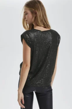 SOAKED IN LUXURY SABINE TEE BLACK