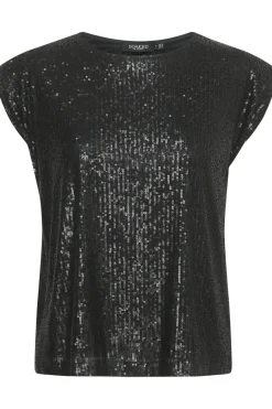 SOAKED IN LUXURY SABINE TEE BLACK