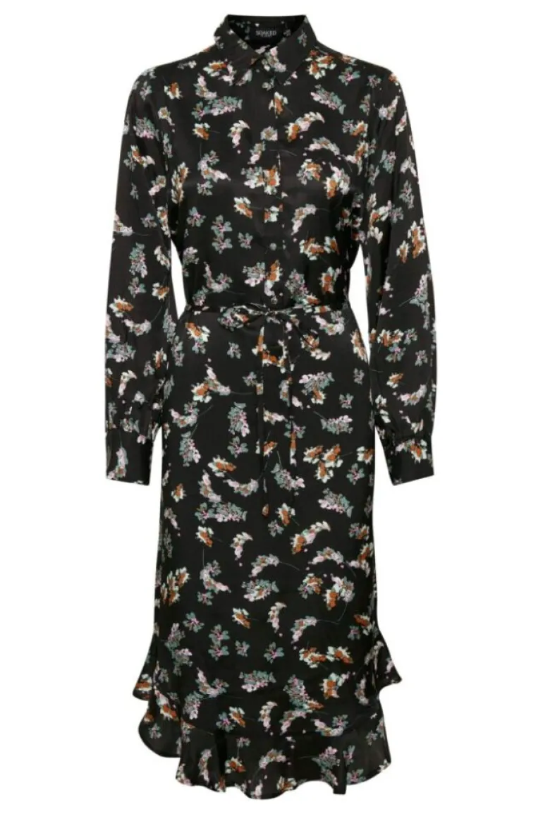 SOAKED IN LUXURY SESILI SHIRT DRESS LONG SLEEVE
