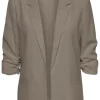 SOAKED IN LUXURY SHIRLEY BLAZER BRINDLE