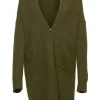 SOAKED IN LUXURY TUESDAY AMAYA CARDIGAN - BLACK OR OLIVE