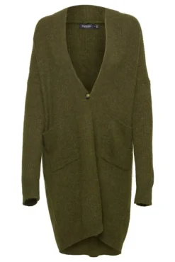 SOAKED IN LUXURY TUESDAY AMAYA CARDIGAN - BLACK OR OLIVE