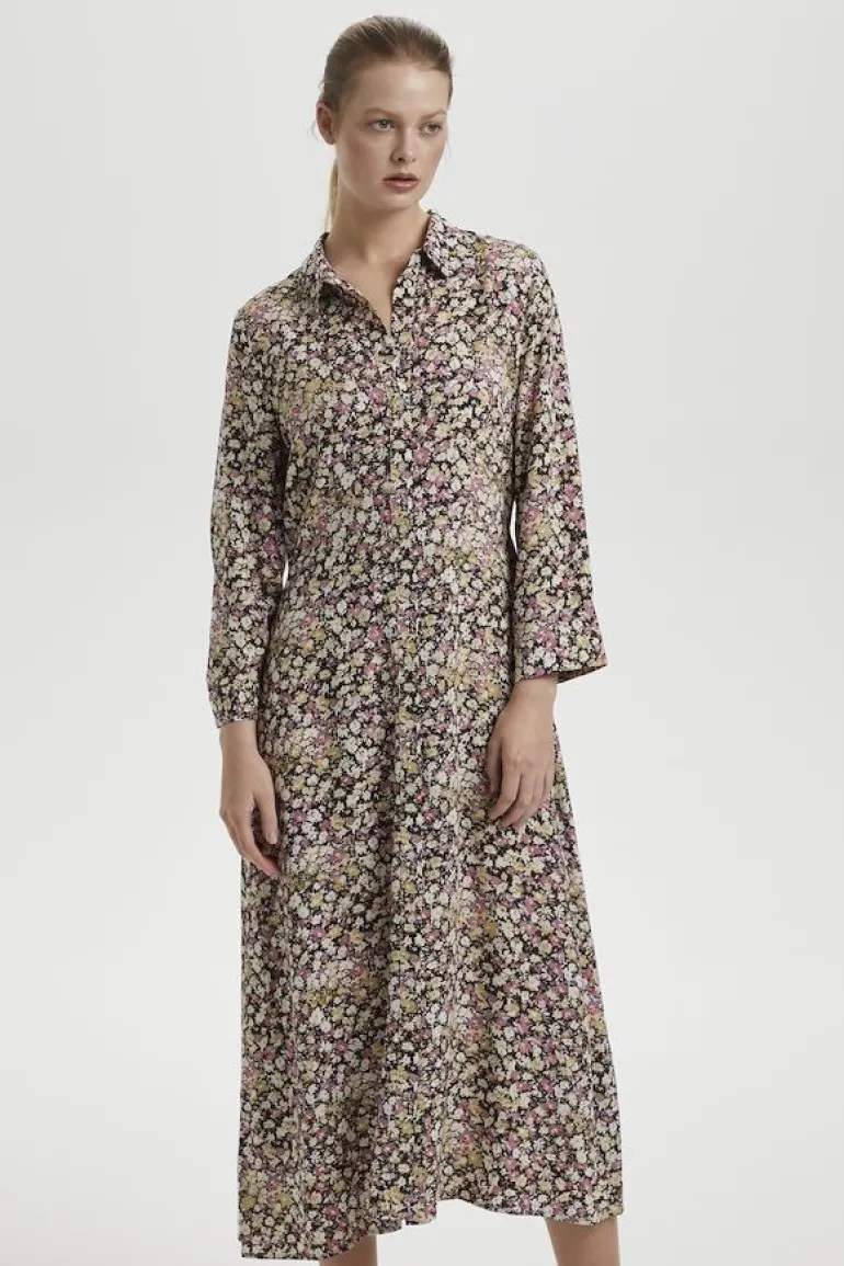 Soaked in Luxury Violetta Shirt Dress Silver Ferns
