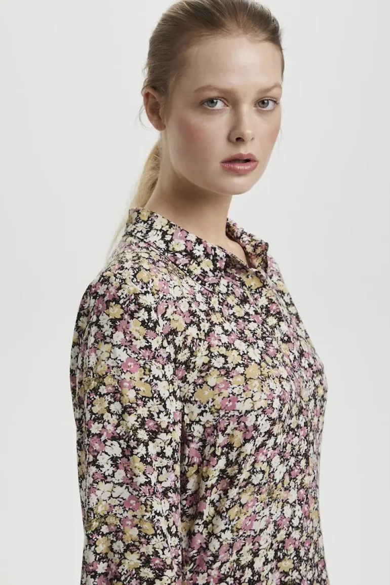 Soaked in Luxury Violetta Shirt Dress Silver Ferns
