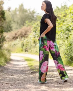SUMMER DREAMS LINEN PALAZZO TROUSERS