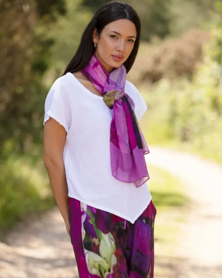 SWEET PEA WIDE LINEN TROUSERS