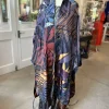 Thanny Kimono Duster Jacket Palm Print