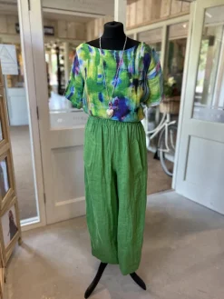 Thanny Linen Trousers Kiwi